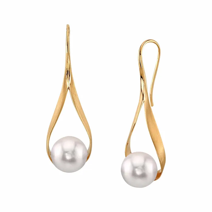 Earrings SPT Freshwater Pearl Ceres Dangle Earrings