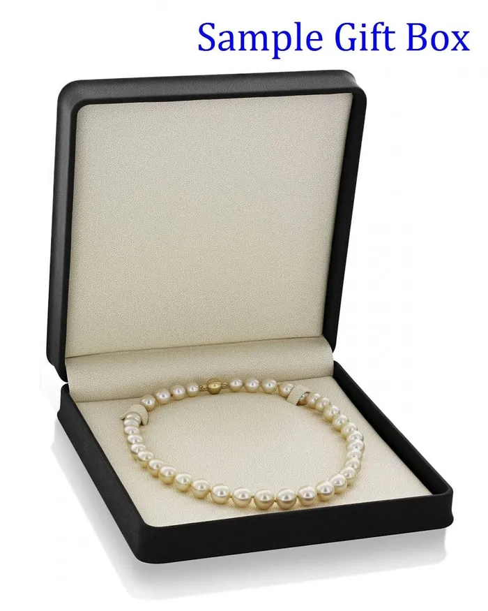 Golden South Sea Pearl Necklace 130150mm AAAA Quality SPT Necklaces