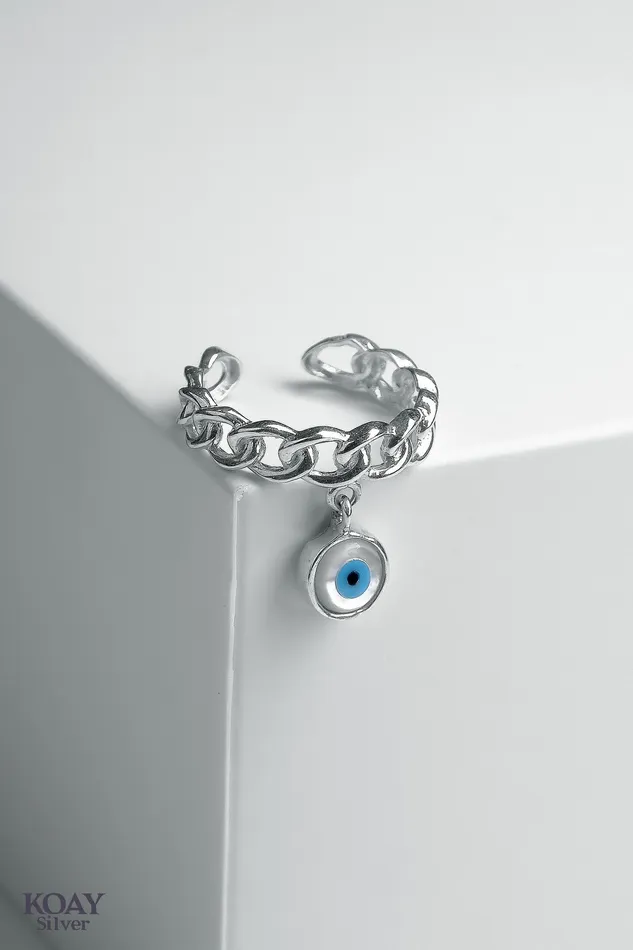 Gourmet Blue Eye Ring KOAY Rings Gourmet Blue Eye Ring KOAY Rings