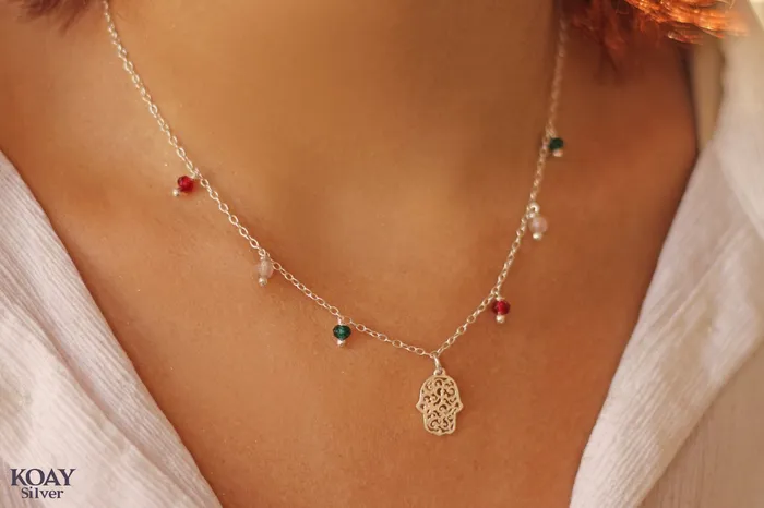 KOAY Silver Store Hand Necklace Necklaces KOAY Silver Store Hand Necklace Necklaces