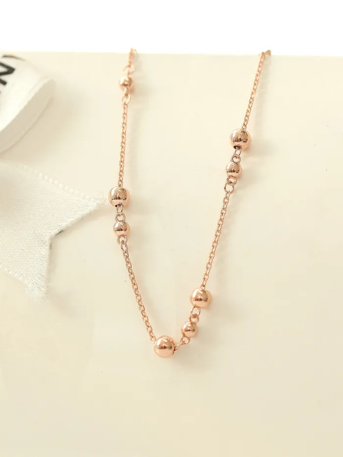 MinimalBijoux 14K 18K Gold Ball Chain Anklet Bracelet Bracelets