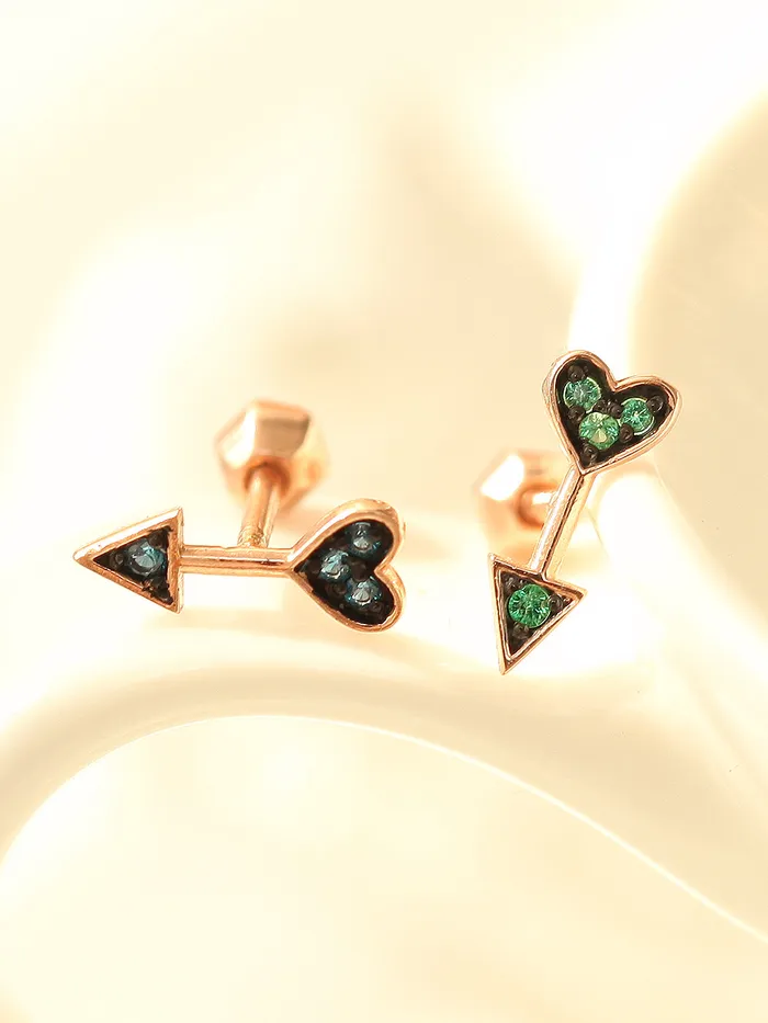 MinimalBijoux 14K Gold Cupid Arrow Cartilage Earring 18G16G Earrings