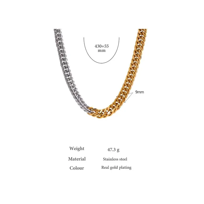 Mixed Bracelet and Chain Necklace Mabel Love Co Necklaces