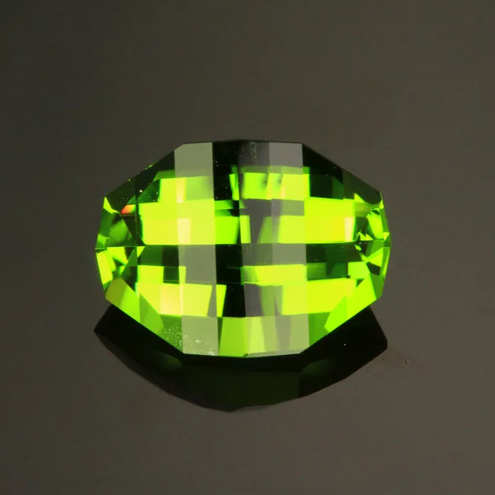Moriartys Gem Art Rings 540ct Opposed Bar Pixel Cut Peridot