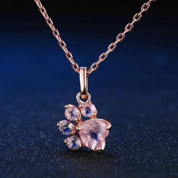 Necklaces CatCurio Pet Store Worlds Best Cat Supplies Store Cat Paws Rose Gold Necklace Necklaces CatCurio Pet Store Worlds Best Cat Supplies Store Cat Paws Rose Gold Necklace