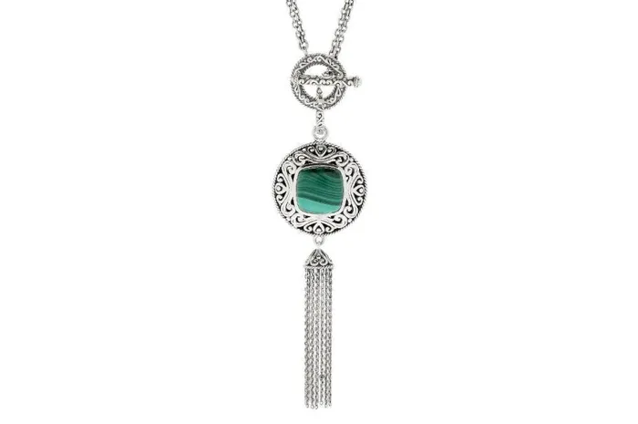 Necklaces Samuel B Sonora Necklace Malachite