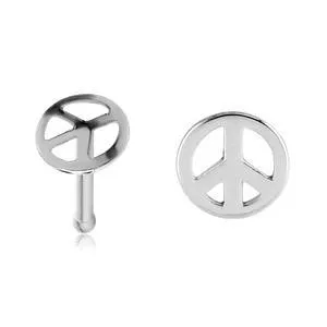 Peace Sign Stainless Nose Bone Tulsa Body Jewelry Bracelets