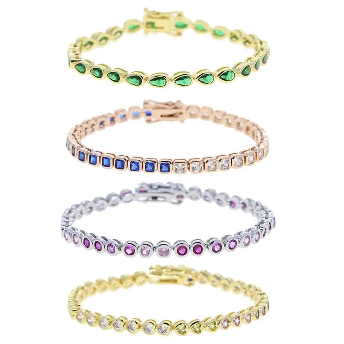 PreStyled Sets Mabel Love Co Gold Tennis Bracelets