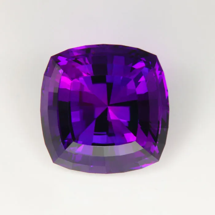 Rings Moriartys Gem Art Square Cushion Cut Amethyst 4463 Carats