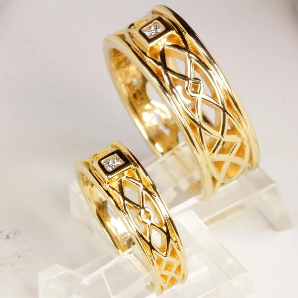 Rings vendorunknown 14K Yellow Diamond Ring Designed By Christopher Michael Rings vendorunknown 14K Yellow Diamond Ring Designed By Christopher Michael