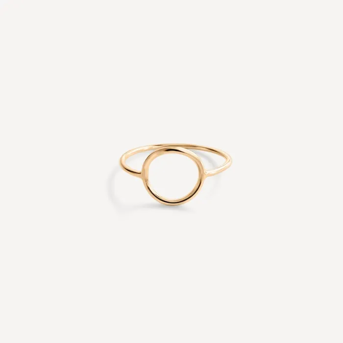 SAMPLE SALE Open Circle Ring Gold Fill Sheena Marshall Jewelry Rings