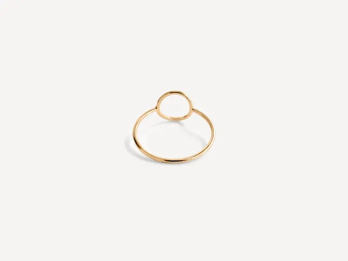 SAMPLE SALE Open Circle Ring Gold Fill Sheena Marshall Jewelry Rings