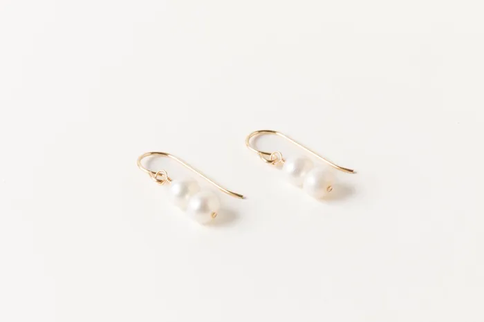 Sheena Marshall Jewelry Earrings SAMPLE SALE Pearl Drop Earrings Gold Fill Pearl Sheena Marshall Jewelry Earrings SAMPLE SALE Pearl Drop Earrings Gold Fill Pearl