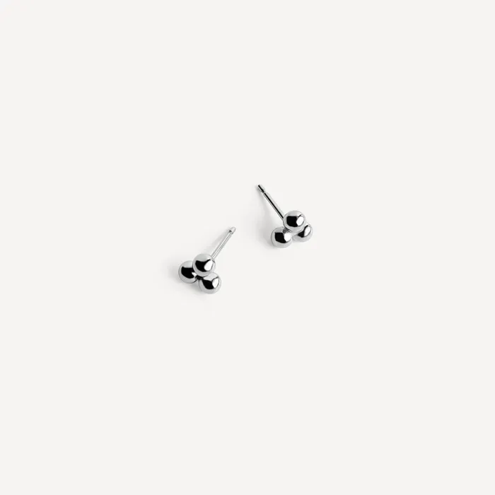 Sheena Marshall Rings Triple Dot Studs Sterling Silver