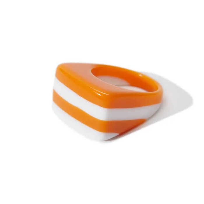 shopsnackbreak Rings Fudge Ring in Orange