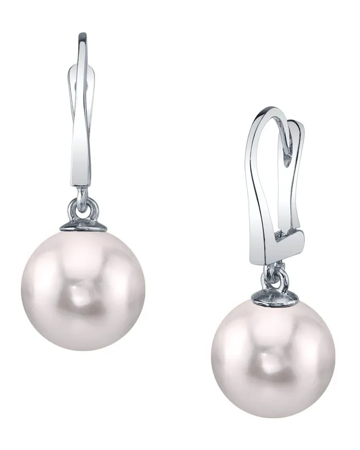 SPT Earrings Japanese Akoya Pearl Classic Dangle Earrings