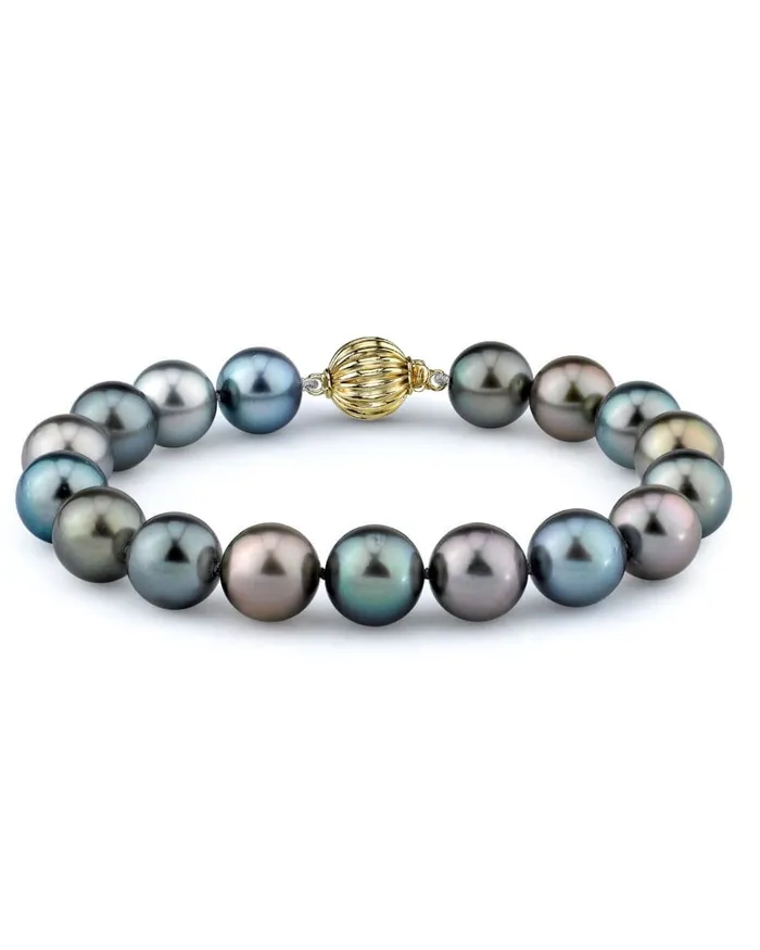 SPT MultiColor Tahitian Pearl Bracelet 100110mm Bracelets