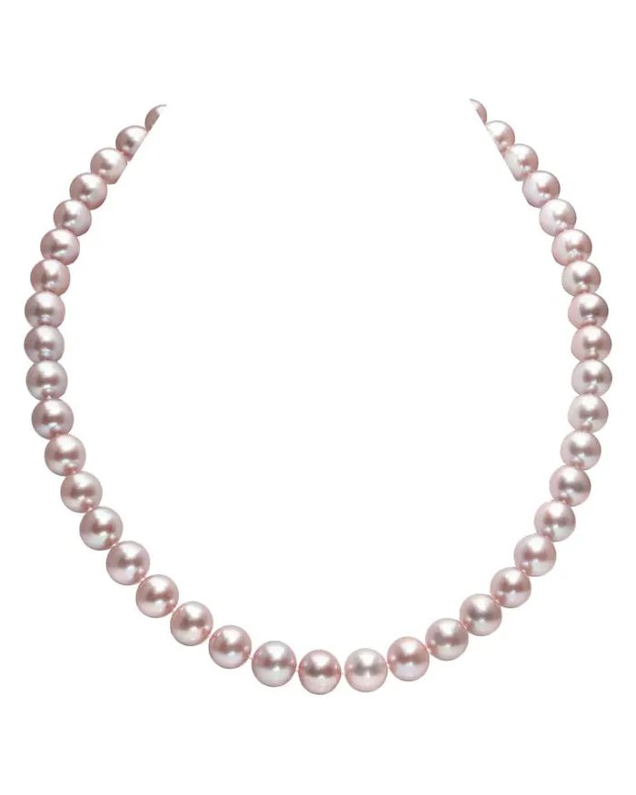 SPT Necklaces 8595mm Pink Freshwater Pearl Necklace AAA Quality