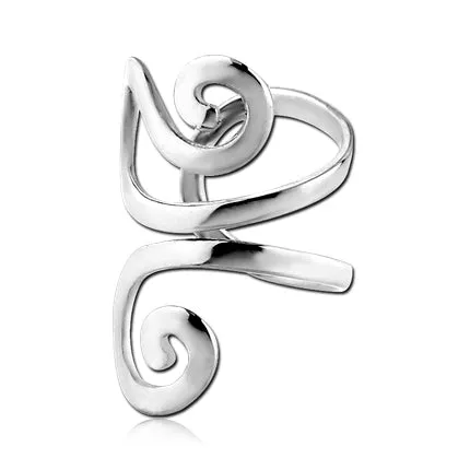 Tulsa Body Jewelry Earrings Stainless Tribal Ear Cuff