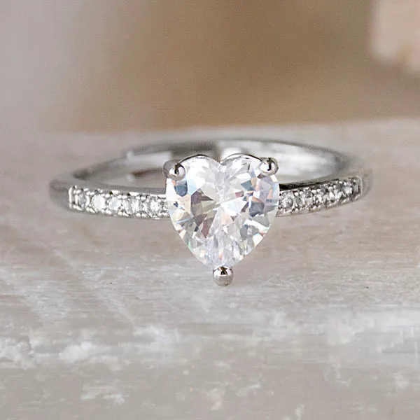 Upakarna Heart Shaped Ring Rings