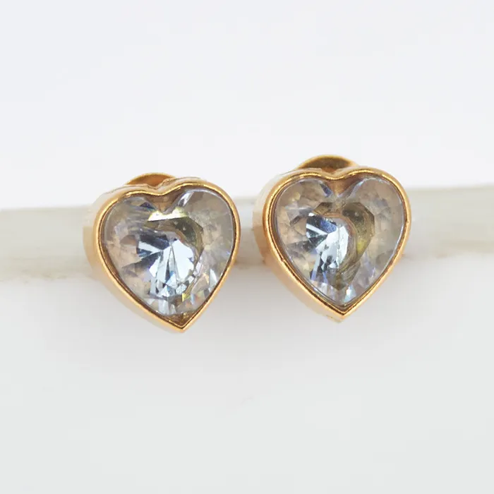 Upakarna Necklaces Diamond Heart Necklace Gift Set