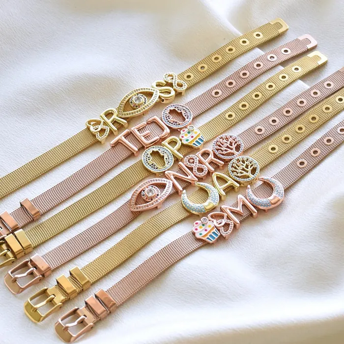 Upakarna Watches Personalised Initial Watch Bracelets