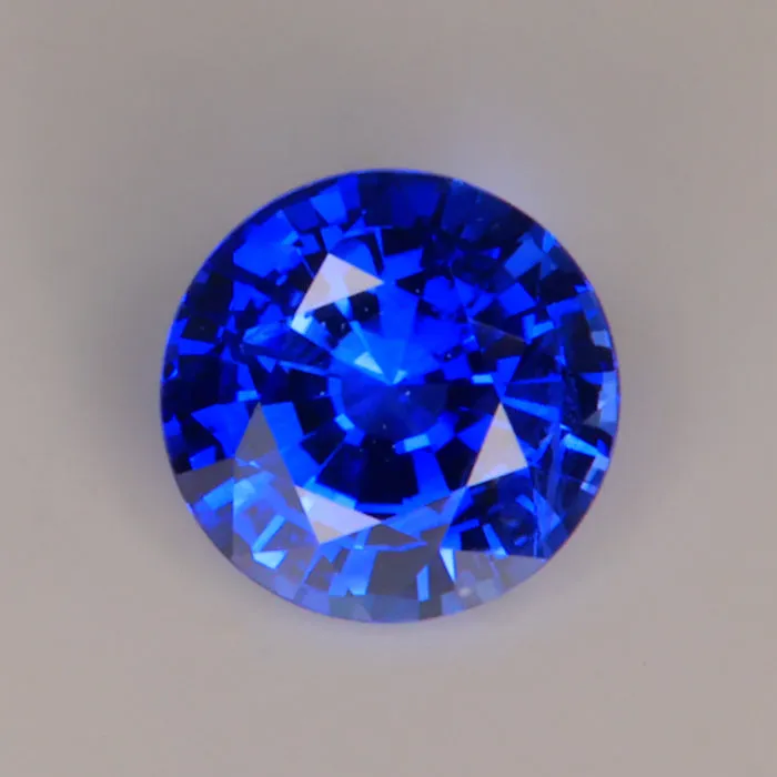 vendorunknown Rings Round Brilliant Cut Sapphire 63 Carats