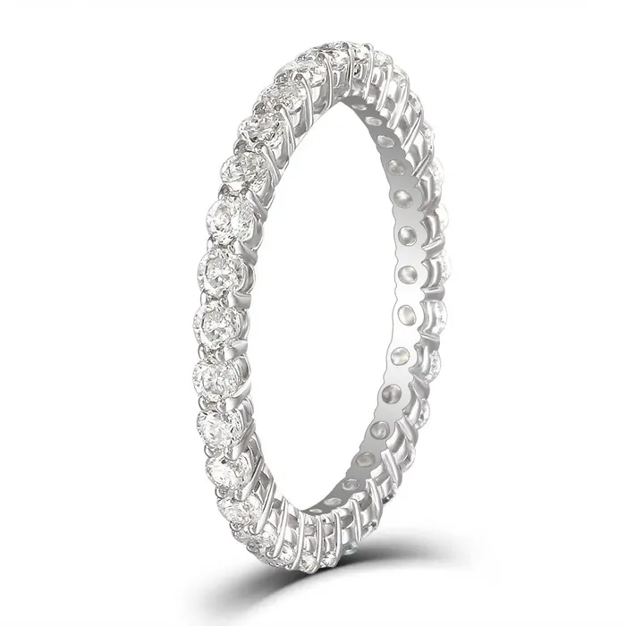 10k White Gold Moissanite Best Eternity Ring 1ct Total Luxus Moissanite Rings Jewelry Rings 10k White Gold Moissanite Best Eternity Ring 1ct Total Luxus Moissanite Rings Jewelry Rings
