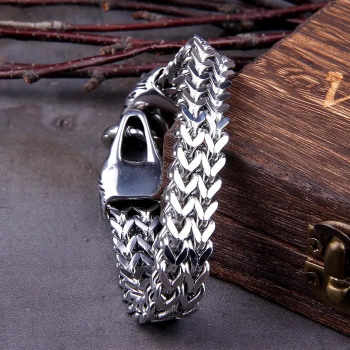 AE Bracelets Viking Bracelet Geri And Freki Wolves