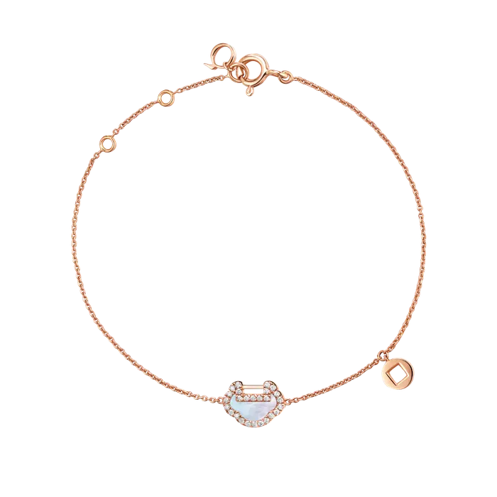 Bracelets Qeelin Petite Yu Yi Bracelet Mother of Pearl