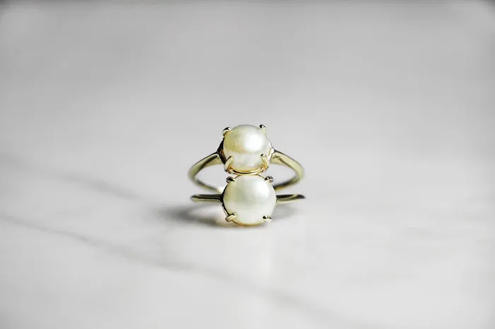 Classic Pearl Ring The Little Catholic Rings