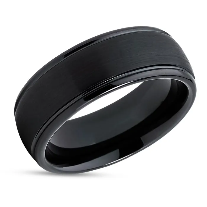 Clean Casting Jewelry Rings 8mm Black Tungsten Ring Black Ring Tungsten Wedding Band Black Wedding Ring Clean Casting Jewelry Rings 8mm Black Tungsten Ring Black Ring Tungsten Wedding Band Black Wedding Ring