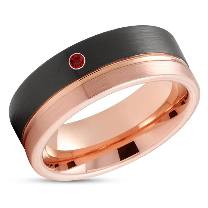 Clean Casting Jewelry Rings Black Tungsten Wedding Band Rose Gold Wedding Ring Ruby Wedding Ring Black Ring Clean Casting Jewelry Rings Black Tungsten Wedding Band Rose Gold Wedding Ring Ruby Wedding Ring Black Ring