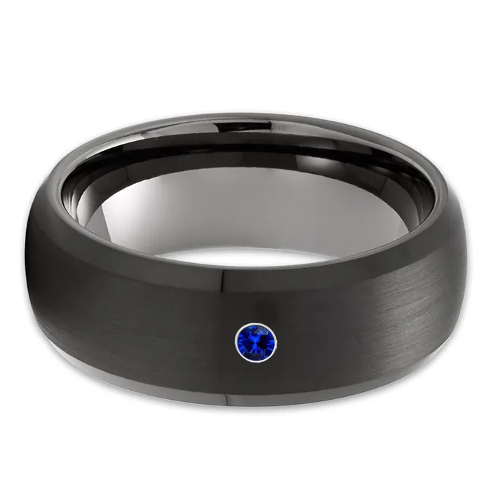 Clean Casting Jewelry Rings Black Wedding Ring Gunmetal Wedding Ring Black Tungsten Ring Gunmetal Ring Black Ring
