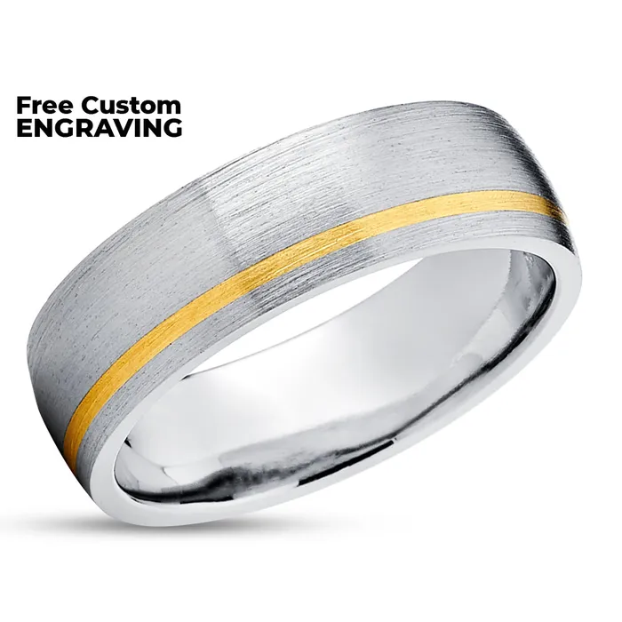 Clean Casting Jewelry Rings Yellow Gold Wedding Ring Titanium Wedding Ring 14k Yellow Gold Engagement Ring