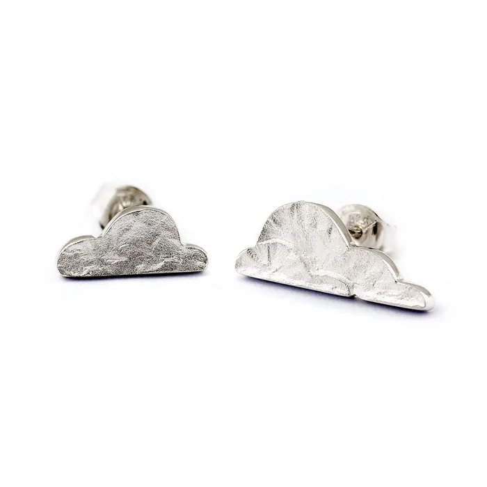 Cloudy Silver Lining earrings Design Anu Kaartinen Earrings