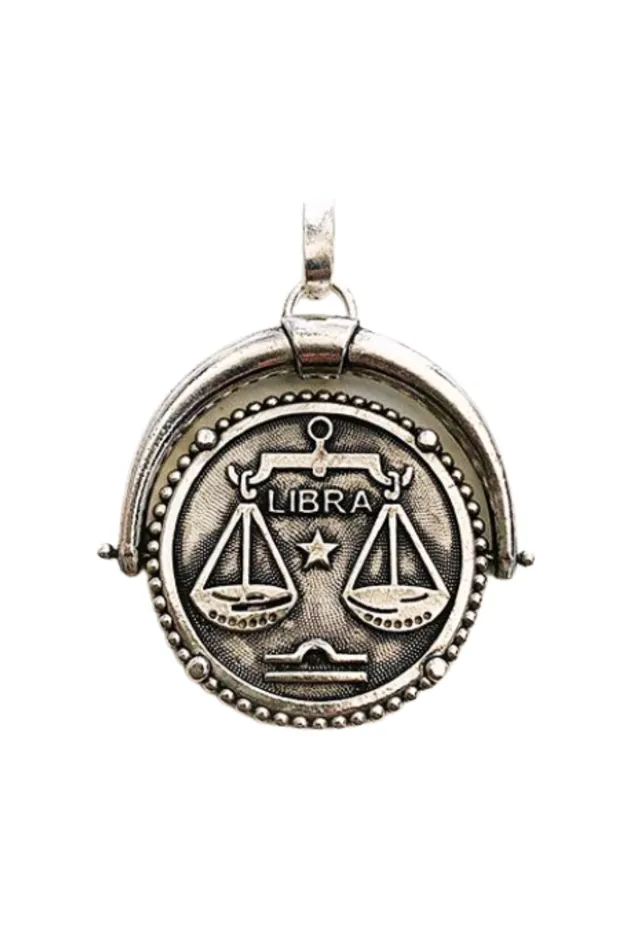 DYLANLEX Charm Necklaces Silver Zodiac Charm