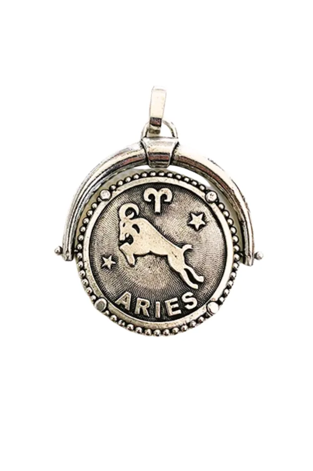 DYLANLEX Charm Necklaces Silver Zodiac Charm