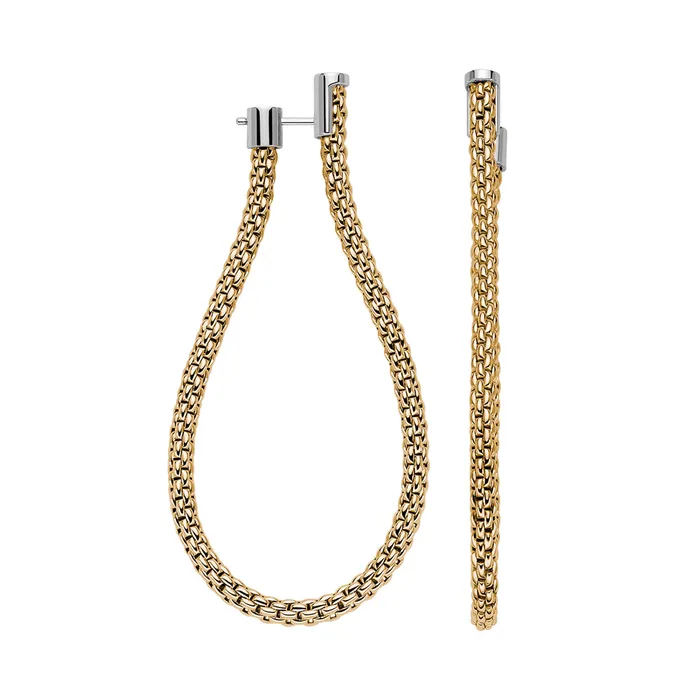 Earrings International Diamond Center Fope Flexit Mesh Earrings