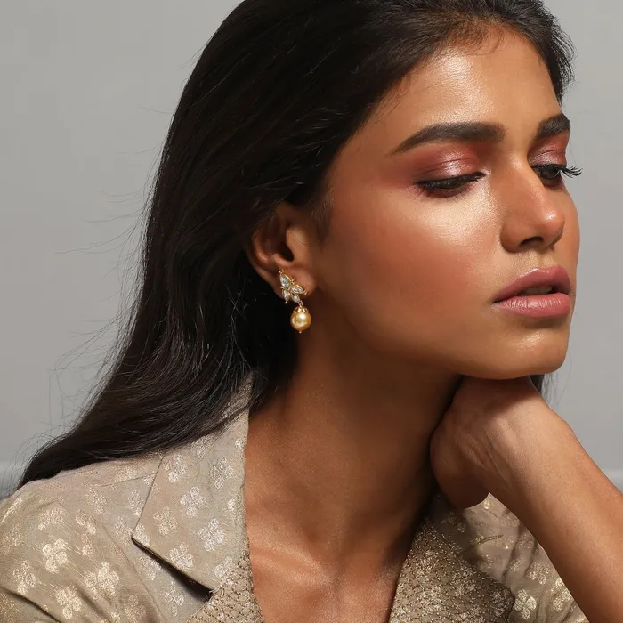 Earrings SILVER Irya Pearl Silver Drop Earrings