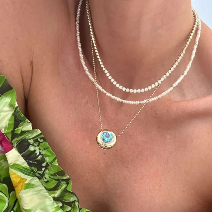 EF Collection Necklaces Pearl Bead Necklace