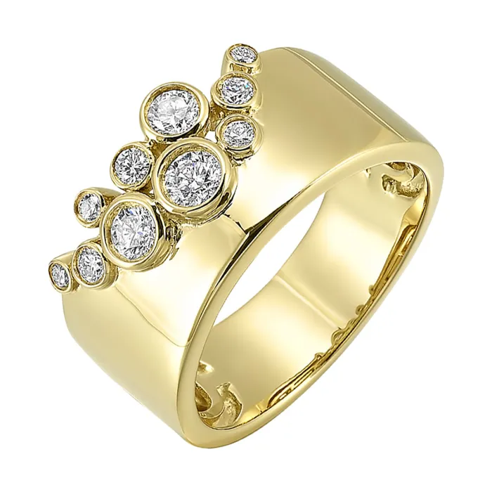 Gems One Rings 14Kt Yellow Gold Diamond 38Ctw Ring