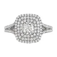 Henri Daussi Cushion Collection Diamond Ring Setting 045 CTW International Diamond Center Rings Henri Daussi Cushion Collection Diamond Ring Setting 045 CTW International Diamond Center Rings