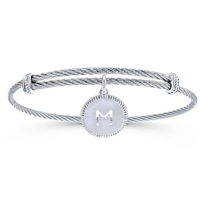 International Diamond Center Bracelets Gabriel Co Steel My Heart Bracelet