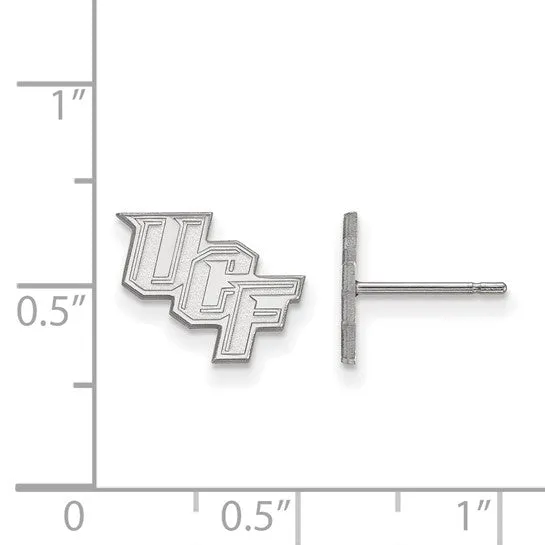 International Diamond Center Earrings 14k White Gold LogoArt University of Central Florida UCF Extra Small Post Earrings International Diamond Center Earrings 14k White Gold LogoArt University of Central Florida UCF Extra Small Post Earrings