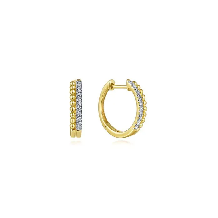 International Diamond Center Earrings Gabriel Co Bujukan Yellow Gold Earrings 011 CTW International Diamond Center Earrings Gabriel Co Bujukan Yellow Gold Earrings 011 CTW