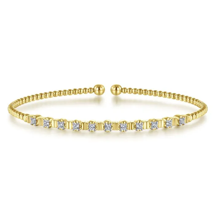 International Diamond Center Gabriel Co Bujukan Yellow Gold Bracelet 033 CTW Bracelets International Diamond Center Gabriel Co Bujukan Yellow Gold Bracelet 033 CTW Bracelets