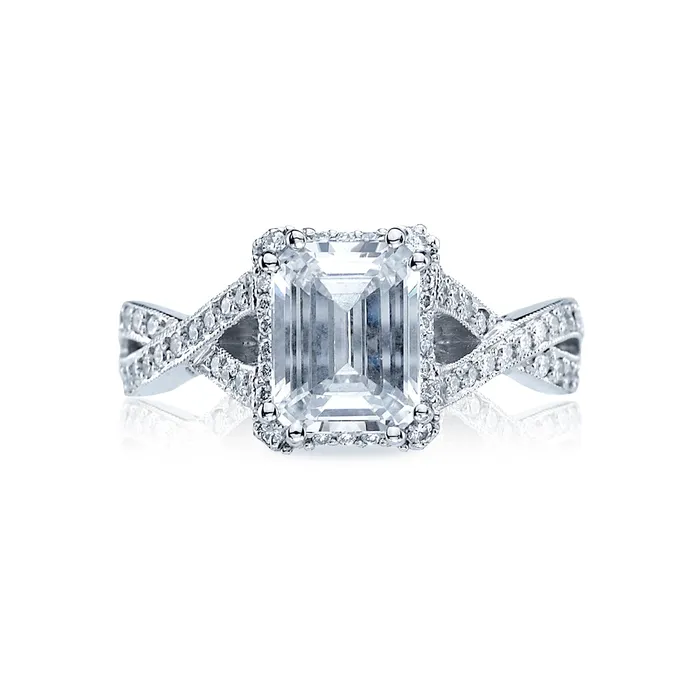 International Diamond Center Rings Tacori 18k White Gold Dantela Engagement Ring Setting 051 CTW International Diamond Center Rings Tacori 18k White Gold Dantela Engagement Ring Setting 051 CTW
