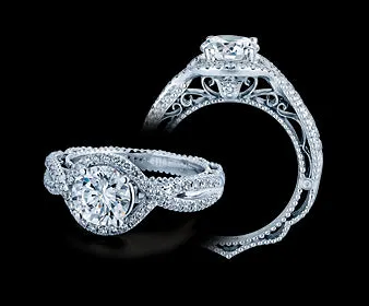 International Diamond Center Rings Verragio Venetian Round Diamond Engagement Ring Setting 040 CTW International Diamond Center Rings Verragio Venetian Round Diamond Engagement Ring Setting 040 CTW