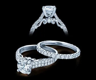 International Diamond Center Verragio Insignia Round Diamond Engagement Ring Setting 045 CTW Rings International Diamond Center Verragio Insignia Round Diamond Engagement Ring Setting 045 CTW Rings